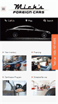 Mobile Screenshot of michsforeigncars.com